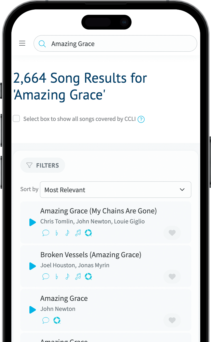 SongSelect by CCLI Worship songs, lyrics, chord, and vocals sheets
